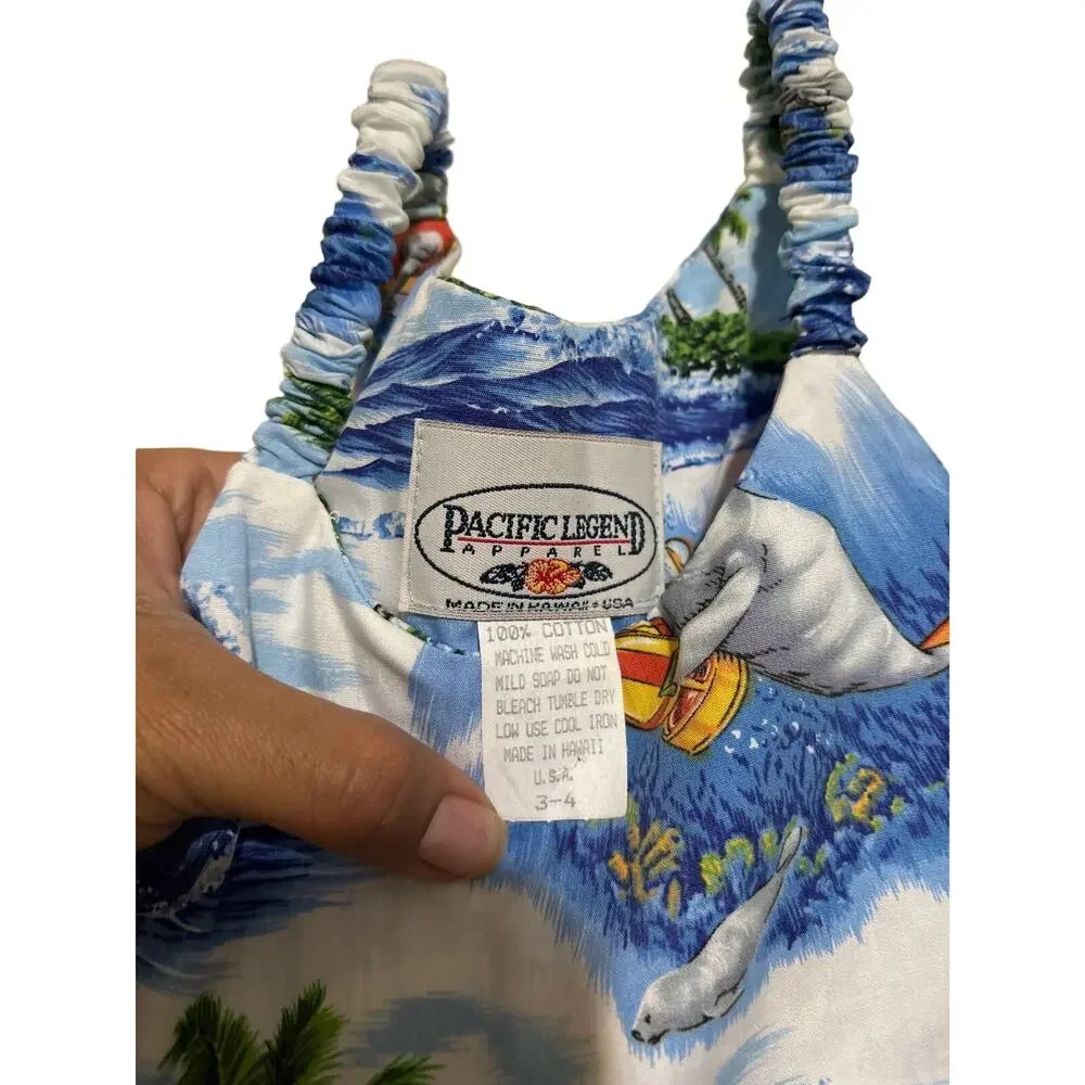 Pacific Legend Apparel Made in Hawaii Sea Lion Dress 3-4